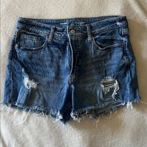Old Navy Distressed Denim Shorts O.G. Straight high rise secret smooth pockets